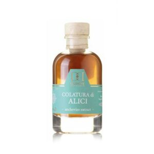 "Colatura di alici" anchovies sauce