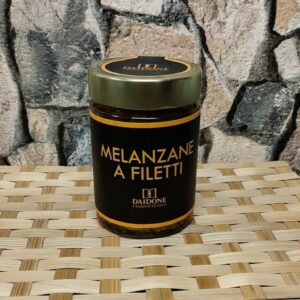 Filets d'aubergine à l'huile d'olive